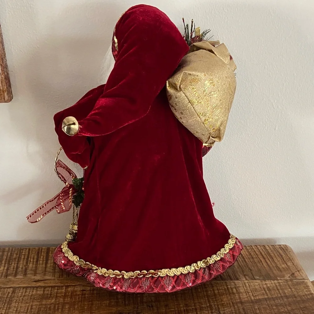 Santa Tree Topper 16” tall - Picture 4 of 6